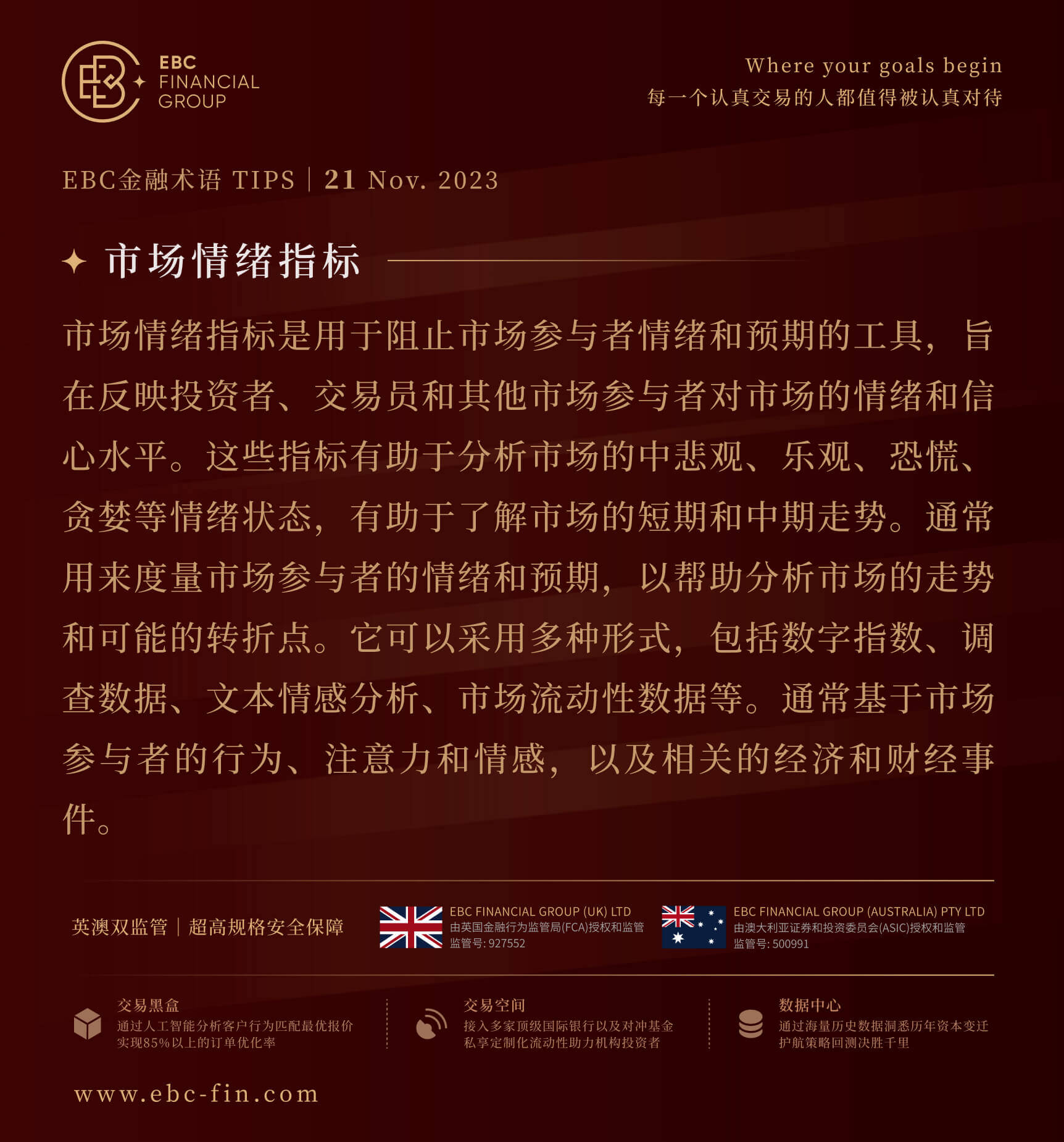 EBC金融术语TIPS|市场情绪指标(图1)